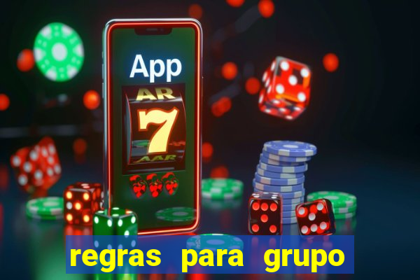 regras para grupo de futebol no whatsapp